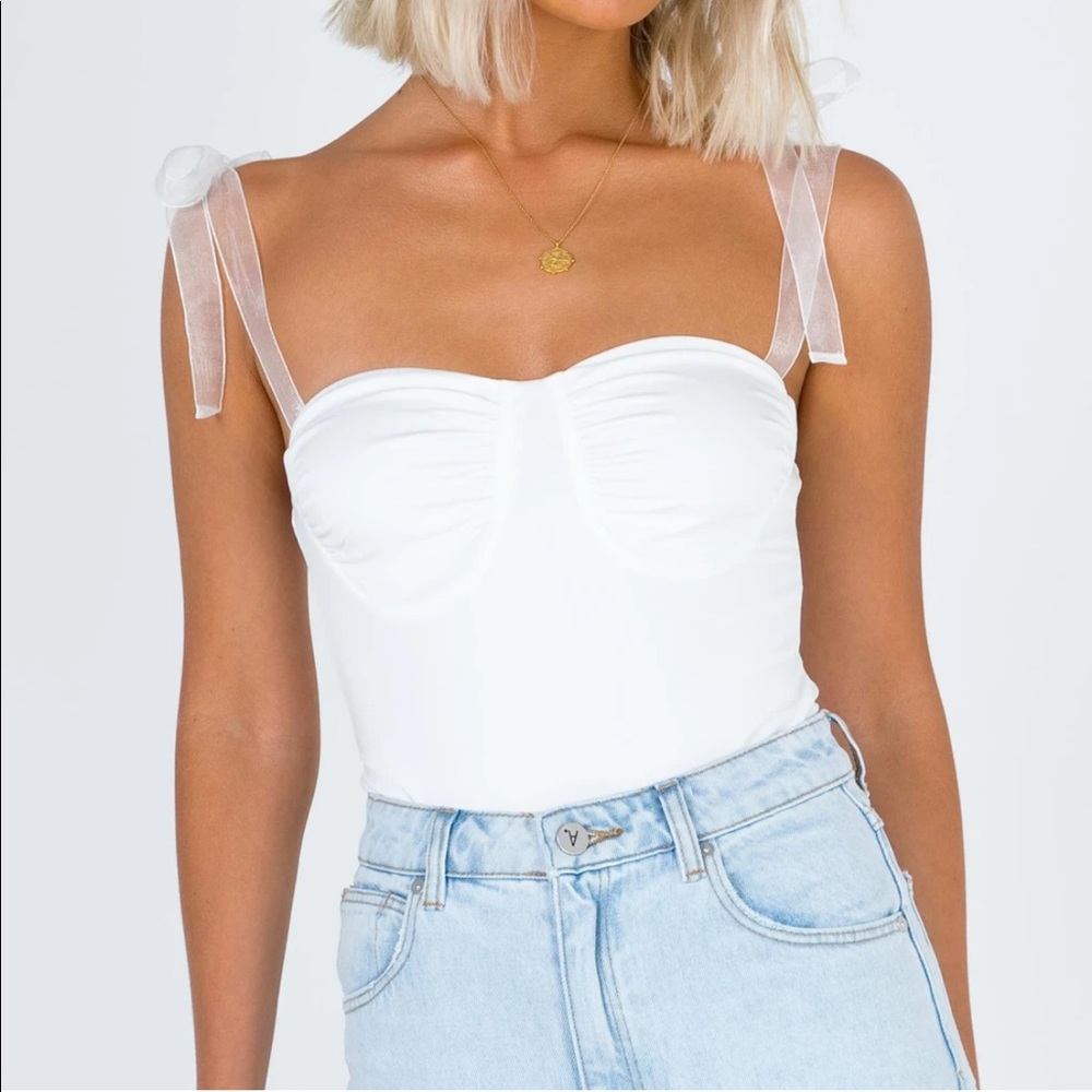 Princess Polly Jena Bodysuit White